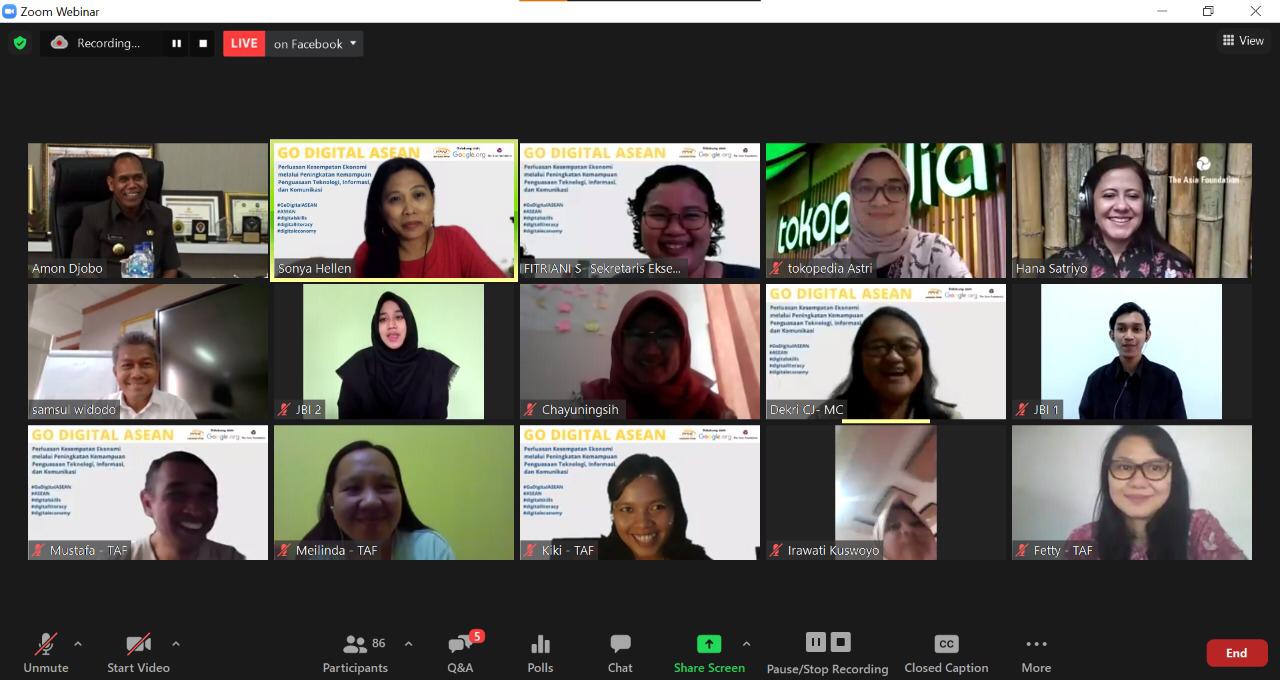 Peluncuran Program Go DIGITAL Asean.